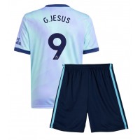 Maglie da calcio Arsenal Gabriel Jesus #9 Terza Maglia Bambino 2024-25 Manica Corta (+ Pantaloni corti)